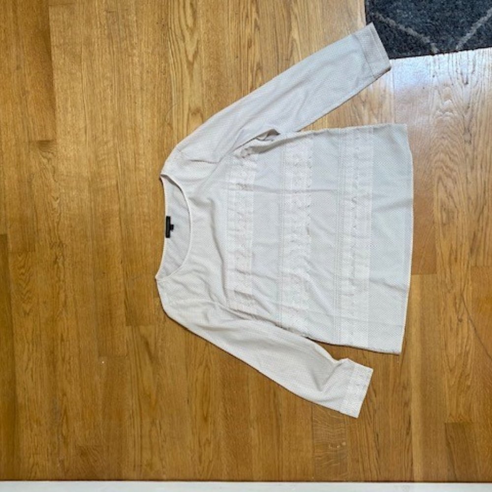 Banana Republic Blouse (Pink Polka Dots)